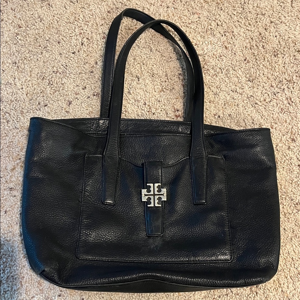 Black Tory Burch Leather Bag